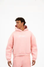 BABY PINK PRINTED HOODIE - Image 2