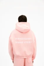 BABY PINK PRINTED HOODIE - Image 4