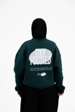 TEAL PRINTED CREWNECK - Image 3