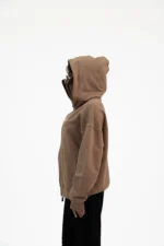 DARK BEIGE ZIPPER MASK - Image 4