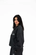 GREY QUARTER ZIPPER SET - Image 4