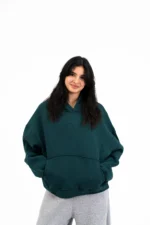 TEAL BASIC HOODIE