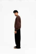 BROWN BASIC CREWNECK - Image 2